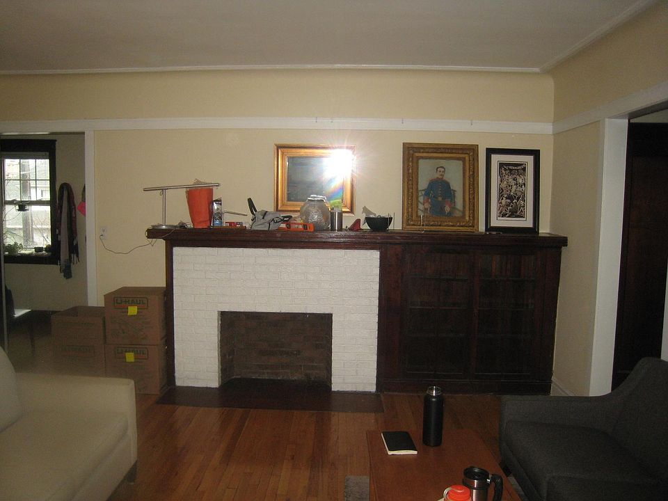 Built-ins in living room