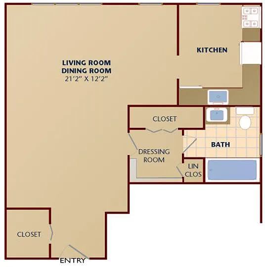 Floor plan Studio