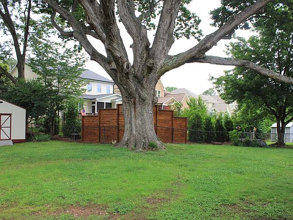 Back Yard with storage shed