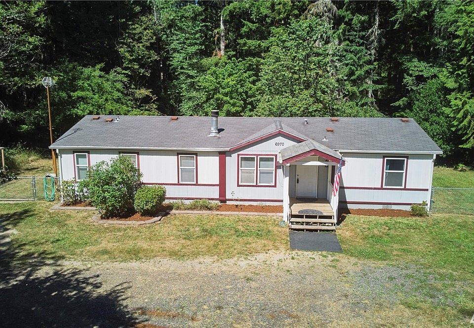 Front view of home. Corner Lot 