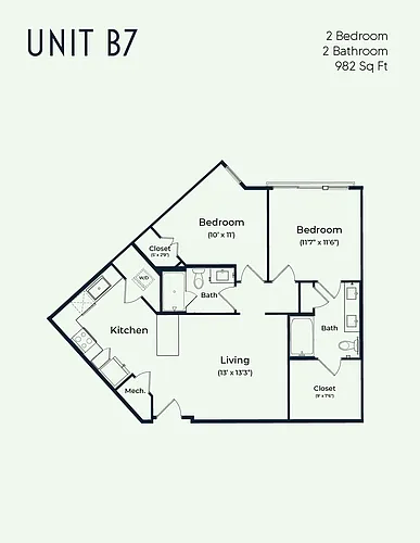 Floor plan B7