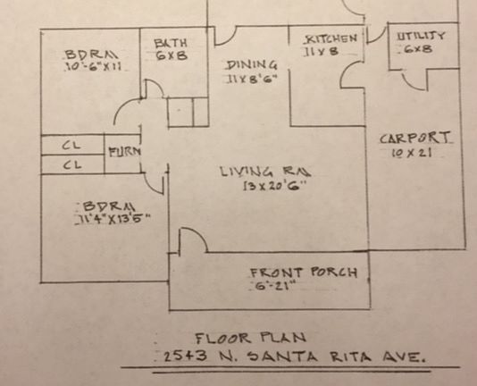 Floor plan
rough draft