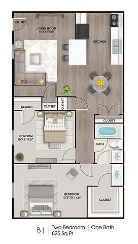 Floor plan B1