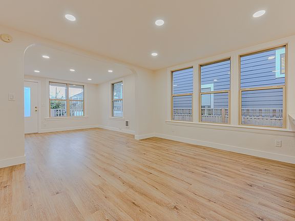 The Living Area Opens into a Large Dining Room