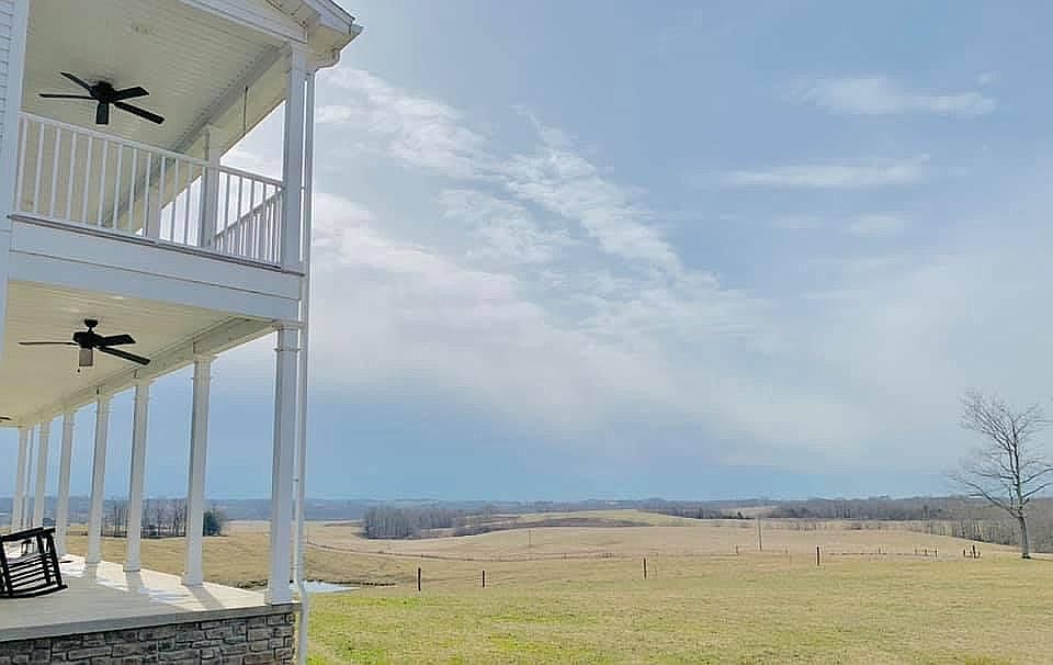 Double front porches. 