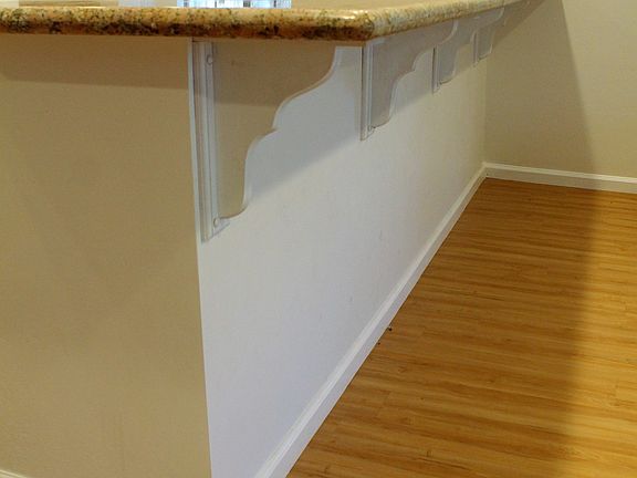 Breakfast bar will seat 5-6.