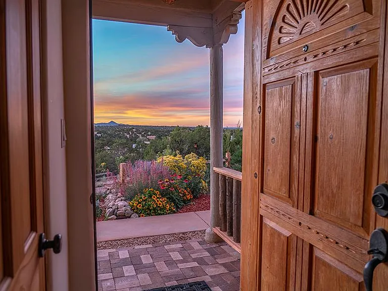 Hilltop views from main entry.