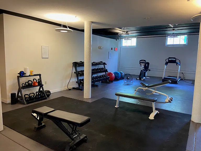 gym in basement