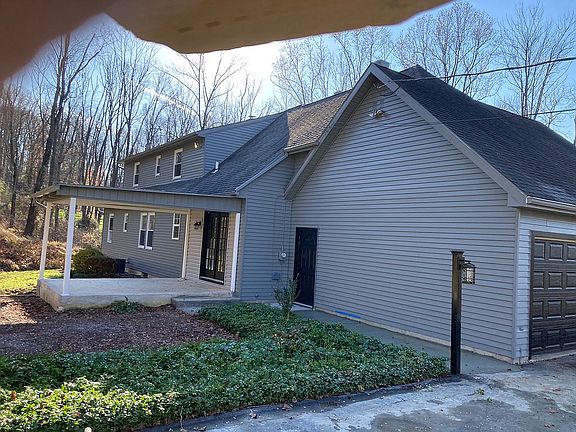 side view and porch