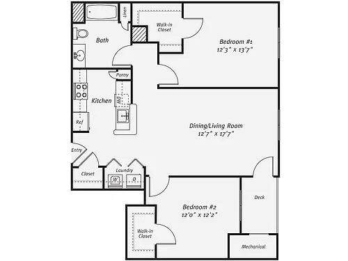 Floor plan B1
