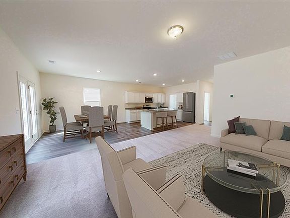 Family room & Dinging area show