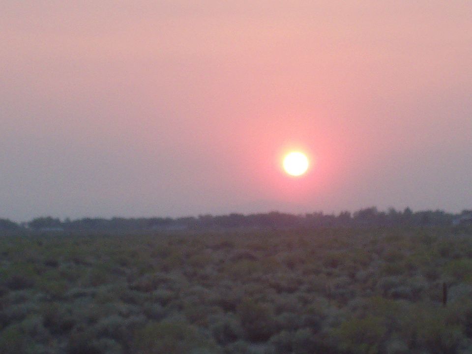 Cool sunsets out our back door