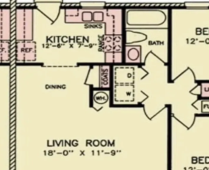 Layout of one side