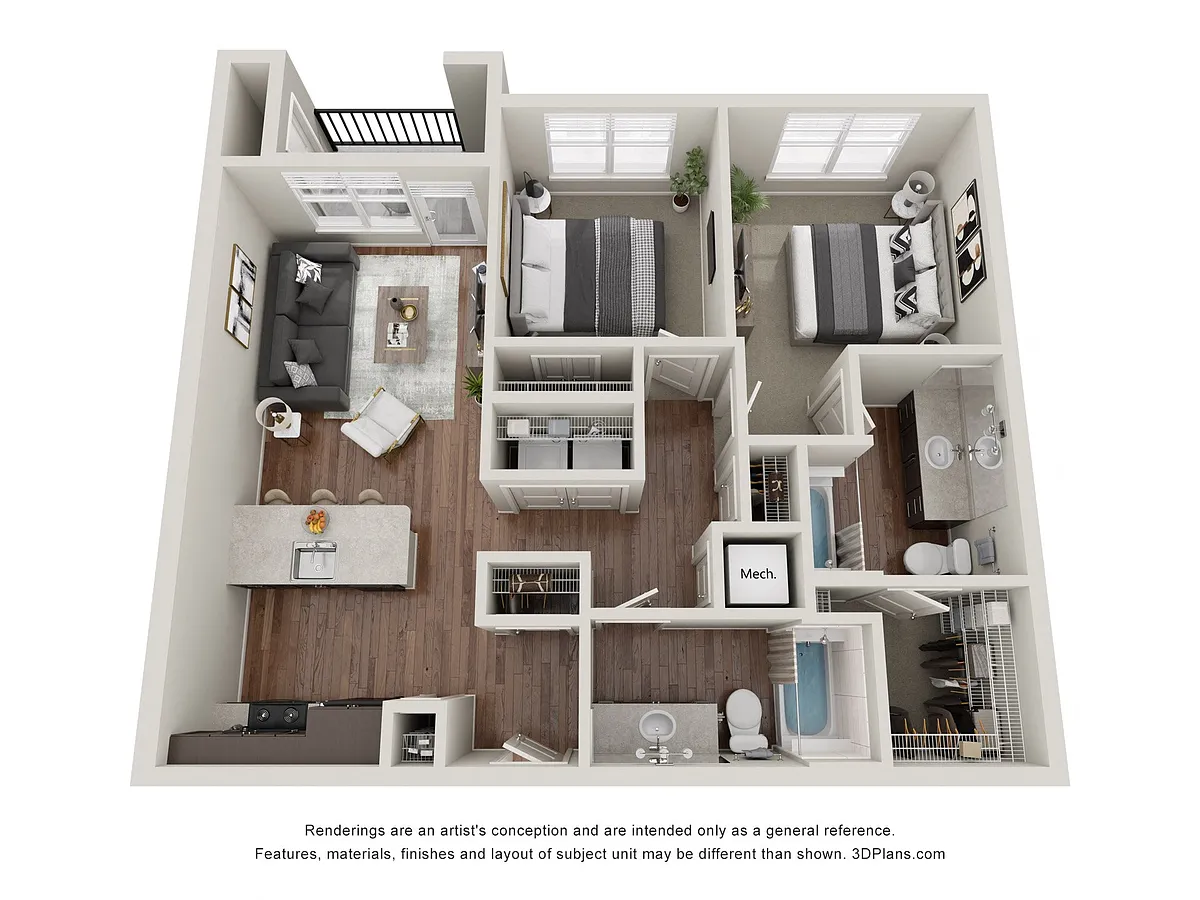 Floor plan B3