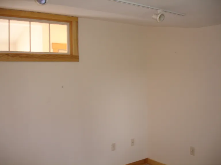 South-facing bedroom window provides nice natural day time light