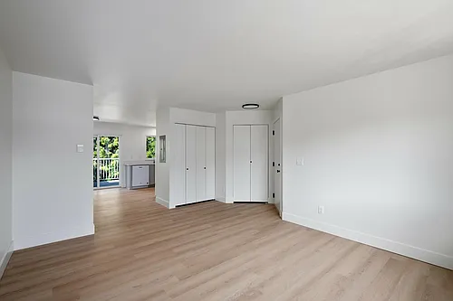 Floor plan 2 Bedroom, 1 Bath with Washer Dryer
