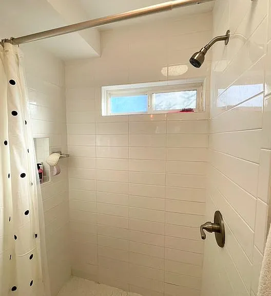 Remodeled bathroom, shower