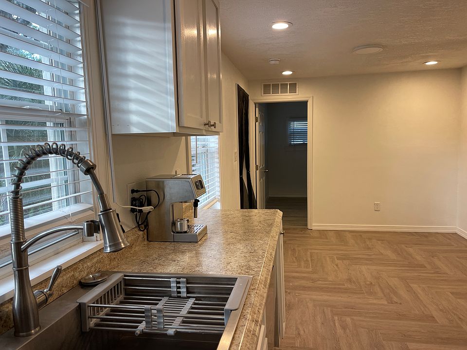 Living room from kitchen corner