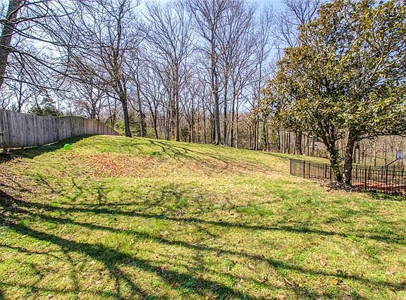 view of fenced back yard