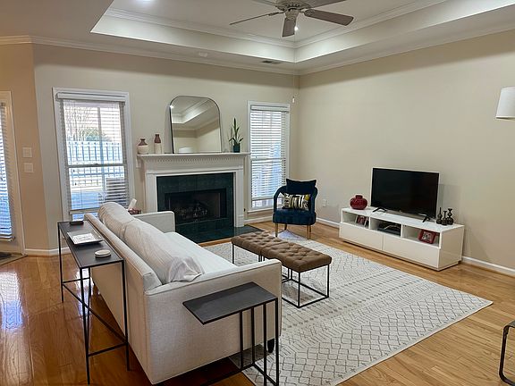 Den with Fireplace (gas logs)