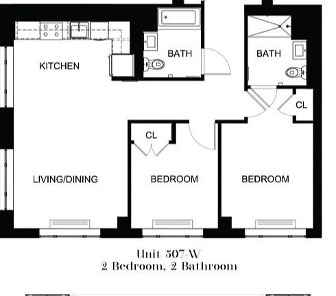 2nd image of 55 N 5th St #507W
