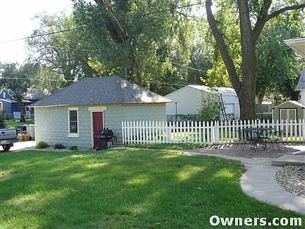 More yard and detached 1-car garage