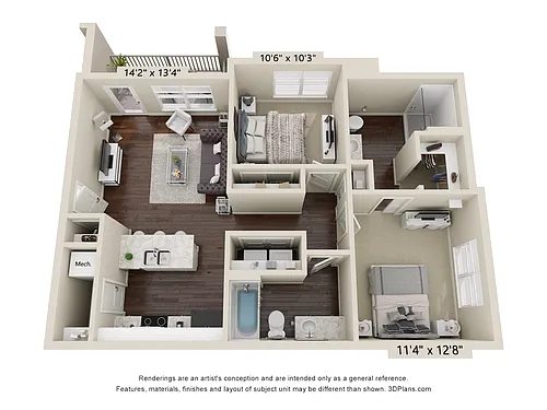 Floor plan The Harlem 2