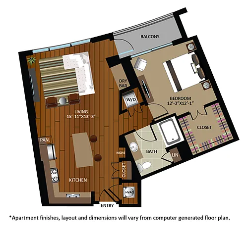 Floor plan A16