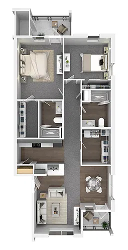 Floor plan Three Bedroom