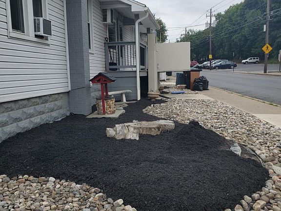Front entrance with wheelchair lift