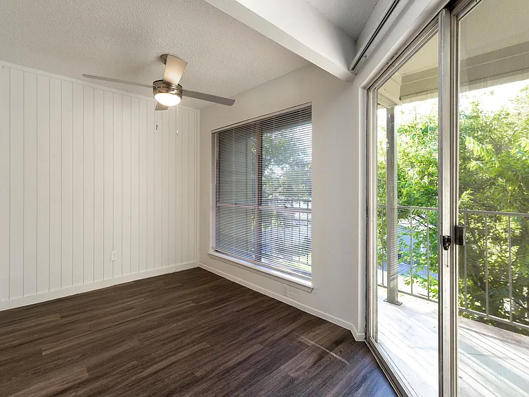LIVING SPACE AND BALCONY