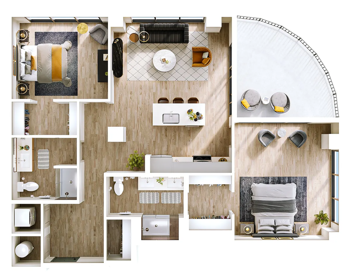 Floor plan B3