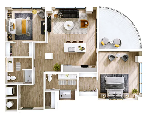 Floor plan B3 - Penthouse