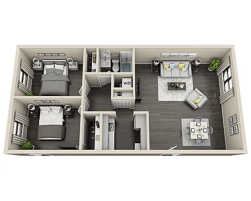 Floor plan 30 Garrison - B1C