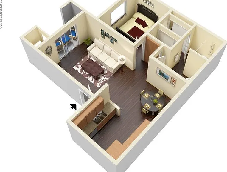 All floor plans feature hard surface wood style flooring in the living area as well as carpet in the bedroom(s). Enjoy the convenience of your own single-car garage with room for storage as well as an assigned parking space. *Direct access to the garage i