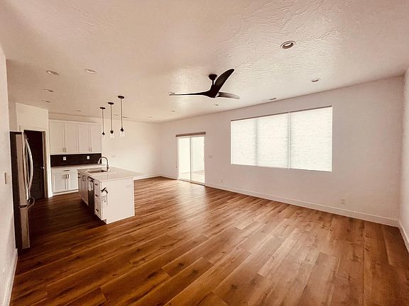 Generous Great Room makes one XL living dining space...