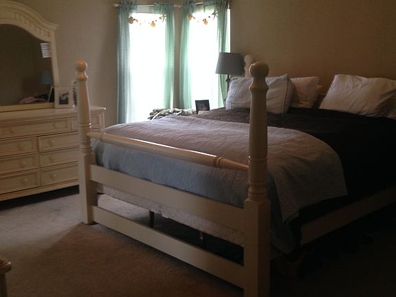 Master Bedroom with Vaulted Ceiling