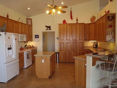 Kitchen with lots of counter