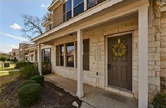 Private front porch with security camera's.