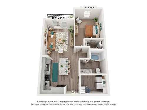 Floor plan A1LL