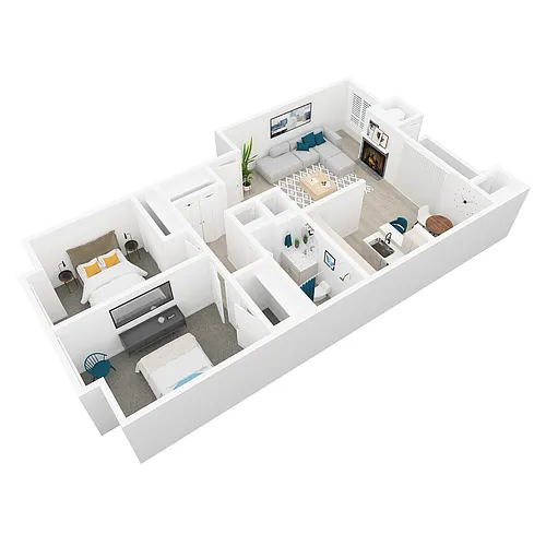 Floor plan 2/1