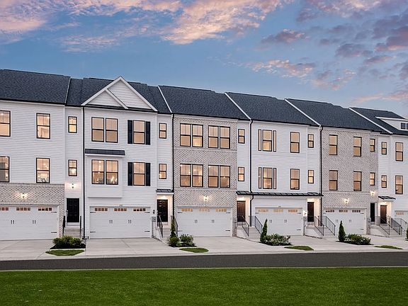 Modern Farmhouse-Inspired Townhome Exterior at Tuscarora Creek East in Frederick, MD