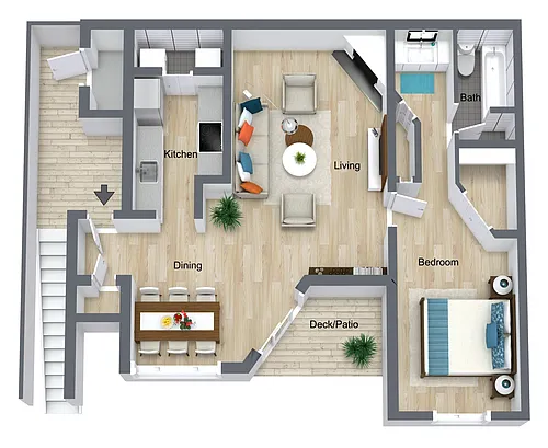 Floor plan B1