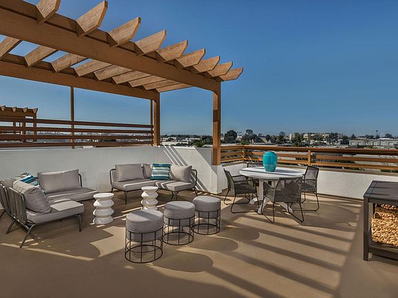 rooftop with firepit