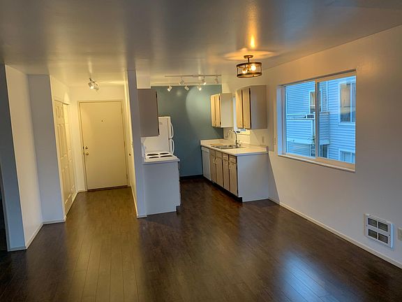 kitchen and entry hall