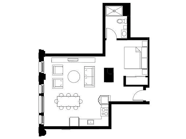 Floor plan The Ratio