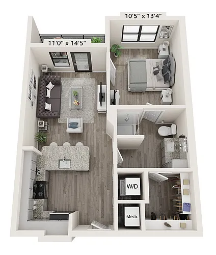 Floor plan A1A
