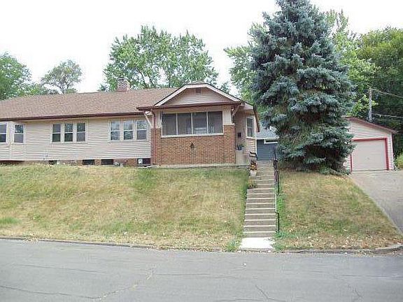 Front of home, garage and porch