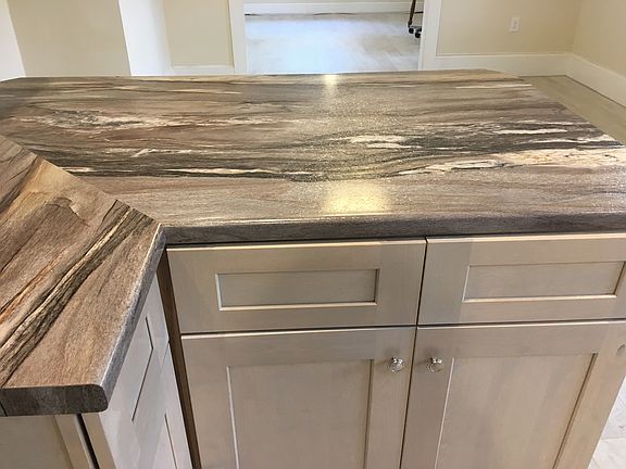 Beautiful Countertops & All-wood Cabinets