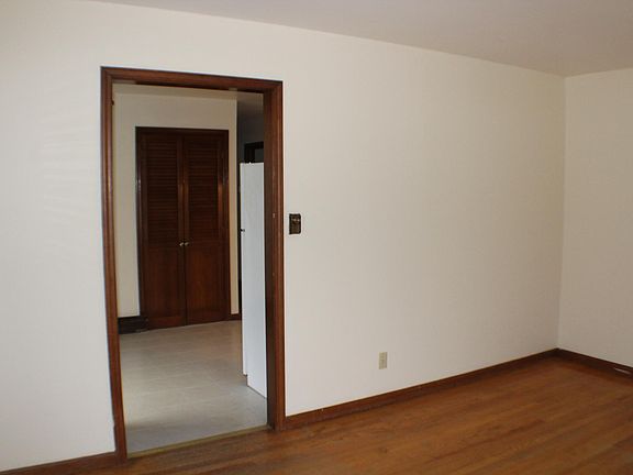 View from living room to kitchen